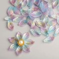 thumbnail image 3 of U8MO 20pcs 9x18mm Flower Petal Shape Crystal Lampwork Glass Loose Pendants Beads lot-6#, 3 of 8