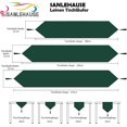 thumbnail image 2 of Dark Green Linen Table Runner 32 x 220 cm, High Quality Table Runner, Plain Table Runner, Modern, Easy Care for Dining Table, Coffee Table, Restaurant, Decoration, 2 of 5