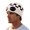 Beige, variant on Mens Goggle Beanie Color Block Ribbed Knit Hat with Fleece Turn Up Cuff Ear Coverage Decorative Lenses Winter Costume Cap
