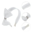 thumbnail image 3 of Unique Bargains 1 Pc Exquisite Mesh Side Bow Headband White, 3 of 6