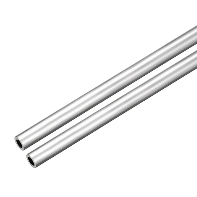 Uxcell 2 piezas de tubos redondos de aluminio 6063 de 1 pie de longitud, 0.195 pulgadas de ID, 0.312 pulgadas de OD, 8 mm OD 5 mm ID