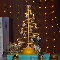 thumbnail image 3 of Lámpara de mesa de árbol de Navidad JanHm cristal decoración del hogar, 3 of 5