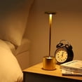 thumbnail image 5 of Cordless Table Lamp,Portable LED Desk Lamp with 5000mAh Battery for Bedside Use, Cream Stepless Dimming, Ideal for Restaurants, Bars, Camping, and Outdoor Lighting - 1 Pack, 5 of 7