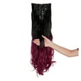 thumbnail image 2 of 7Pcs 16 Clips 24 Inch Hair Pieces for Women,160g Ponytail Extension Clip in Ponytail Hair Extensions, 2 of 6