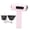 Roseate Pink, variant on ZHUOPAI Cordless Hair Dryer 200W Rechargeable Blow Dryer with 15000mAh Battery, Fast Portable Hot Cold Quick Styling Dryer for Travel Dorm, 10.63 in / 27 cm, Sky Blue