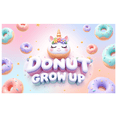 thumbnail image 2 of Decorative Unicorn Doughnut Birthday Banner for Kids Party Celebration Event, 2 of 8