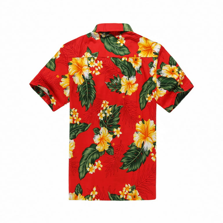 Hawaiian Shirt Aloha Shirt in with Floral