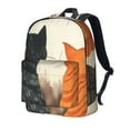 thumbnail image 2 of Goofa Four Cats Watching Rain Printed Backpack,Laptop Backpack,Durable Anti-Theft Travel Work Backpack,Water-resistant Backpack, 2 of 9