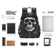 thumbnail image 4 of Easygdp Black White Hat Skull para Easygdp Yak - Mochila Casual Ligera y Resistente para Viaje y Senderismo para Hombres y Mujeres, 4 of 7