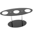 thumbnail image 4 of 3 Holes Ice Cream Cone Holder Pastry Rack Sushi Display Stand Waffle Cone Holder Black, 4 of 6