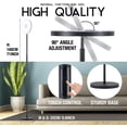 thumbnail image 3 of Lampadaire à LED Intelligent – Économie d'Énergie, Lampe Réglable Dimmable, Contrôle de l'Application (Noir), 3 of 9