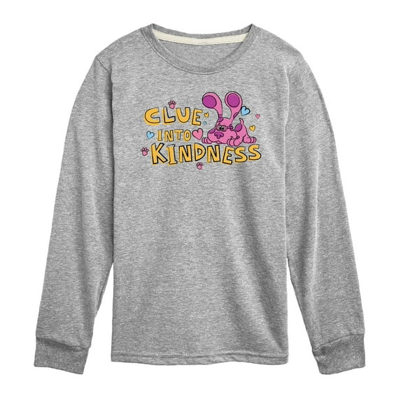 Blue's Clues & You! - Clue into Kindness - Toddler & Youth Long Sleeve Graphic T-Shirt