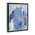 thumbnail image 3 of Stupell Industries Modern Blue Abstract with Squiggles Black Floating Frame Canvas Art, 17 x 21, by Grace Popp, 3 of 8