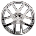 thumbnail image 2 of Partsynergy Replacement For 22" Rim Fits 2002-2010 Dodge Ram 1500 Chrome 22x10 20x8 Aluminum Wheel, 2 of 4