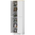 thumbnail image 1 of CoSoTower 72" Tall Pantry Cabinet, Kitchen Pantry Cabinet with Adjustable Shelves, Storage Cabinet with 4 Doors, White, 1 of 7