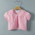 thumbnail image 3 of WOYY Big Girls Lace Princess Bolero Cardigan Top Clothes Short Sleeve Shirt, Sizes 2-9, 3 of 5