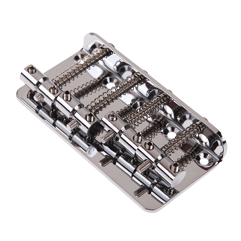 Bass Ukulele Bridge, Chrome Vintage Style Bridge for Fender Jazz Bass