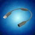 thumbnail image 2 of Cable de conexión del adaptador de separación USB del controlador con Cable de repuesto para XBOX360 gris, 2 of 9