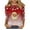 Red-Christmas Shirts, variant on Jsaierl Merry Christmas Shirts for Women Plus Size Christmas Print Tees Stretch Round Neck T-shirt 3/4 Sleeve Holiday Blouse Tops Christmas Costumes