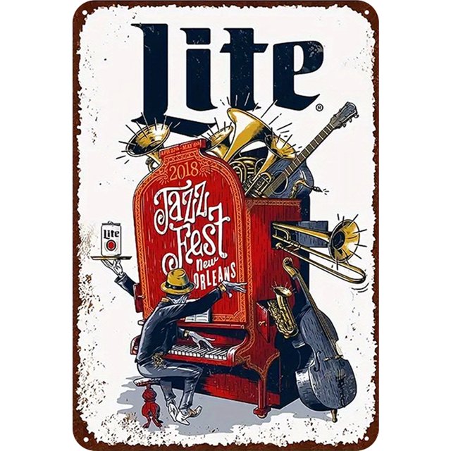 Placa Metal Vintage Lite Pintura Hierro Rectangular Pared para El Y Bar 30x40cm
