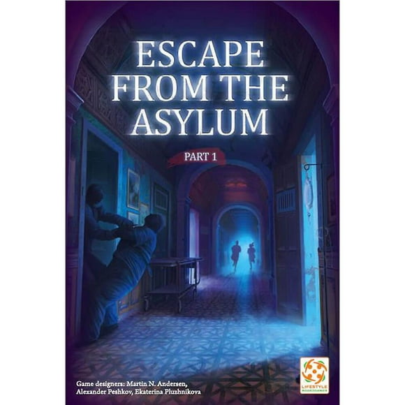 Escape from the Asylum Thrilling Escape Room Experience Cooperative Board Game