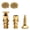 200 Sets, variant on Hinge Repair Screw & Expansion Anchor, 6 x 14mm Short Wall Anchor Set for Cabinet Door Hinge Thread Repair