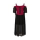 thumbnail image 1 of Vestidos Para Mujer Halloween Off Shoulder Boat Neck Fly Sleeve Cosplay Vestido De Una Sola Pieza XBTCLXEBCO Rojo;5XL, 1 of 6