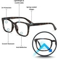 thumbnail image 4 of Readerest Blue Light Blocking Reading Glasses Granite 125 Magnification, 4 of 6