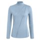 thumbnail image 5 of HongQid Women's Long Sleeve Mock Turtleneck Shirts 2025 Fleece Lined Base Layer Slim Fit Thermal Underwear Tops, 5 of 6