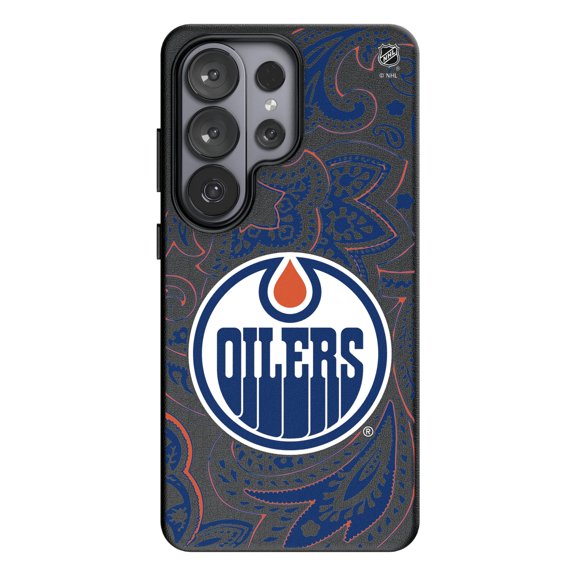 Keyscaper Edmonton Oilers Paisley Galaxy Magnetic Bump Case