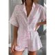 thumbnail image 3 of Conjunto De Pantalones Cortos Blusas de mujer Top Pantalones cortos Alfabeto Impreso Algodón Estilo casual Traje diario Ygjytge Rosa S para Mujer, 3 of 8