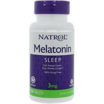Natrol Melatonin 3 mg Sleep Time Release Dietary Supplement Tablets 100 ea (Pack of 2)