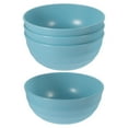 thumbnail image 3 of HEMOTON 4 Pcs White Cereal Bowls Wheat Straw Bowl 20.00X10.00X9.30CM Blue, 3 of 7