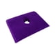 thumbnail image 4 of Toalla facial con orificio para mesa de masaje, toalla facial, funda de mesa ligera y lavable, suave violeta, 4 of 9