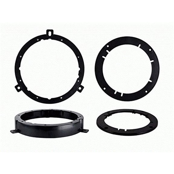 Metra 82-6602 6"-6.75" Speaker Adapters, 1" Thick, Pair