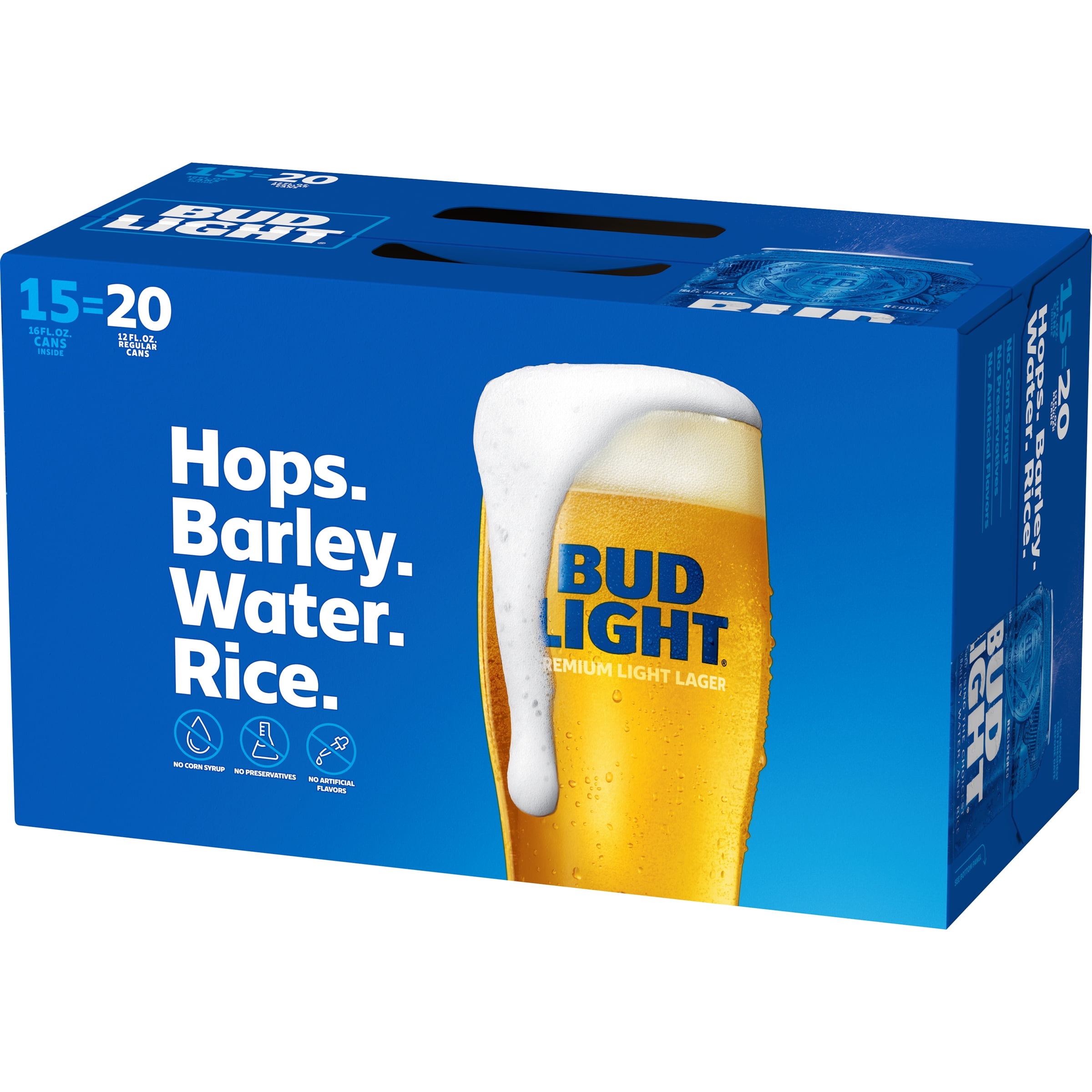 Carbs Bud Light 16 Oz Shelly Lighting