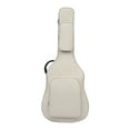 thumbnail image 4 of 41 Inch Guitar Bag Carry Handle Protective Carry Case Adjustable Shoulder Strap Beige, 4 of 8