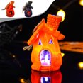 thumbnail image 1 of Fiudx Lámpara de Calabaza de Halloween, Decorativa y Brillante, Diseño Clásico de Calabaza Naranja, Cuerda Fácil de Colgar, para Uso En Interiores y Exteriores, Decoración para Fiestas y Festividades, 1 of 7