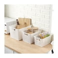 thumbnail image 5 of HANAMYA Storage Basket Organizer with Handle 12 Liter in White (Set of 4), 5 of 6