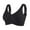 Black, variant on 2PC Push Up Bra Transparent Shoulder Strap Cordless Backless Spongeless Wireless Bras for Women,Black,XXXXXL