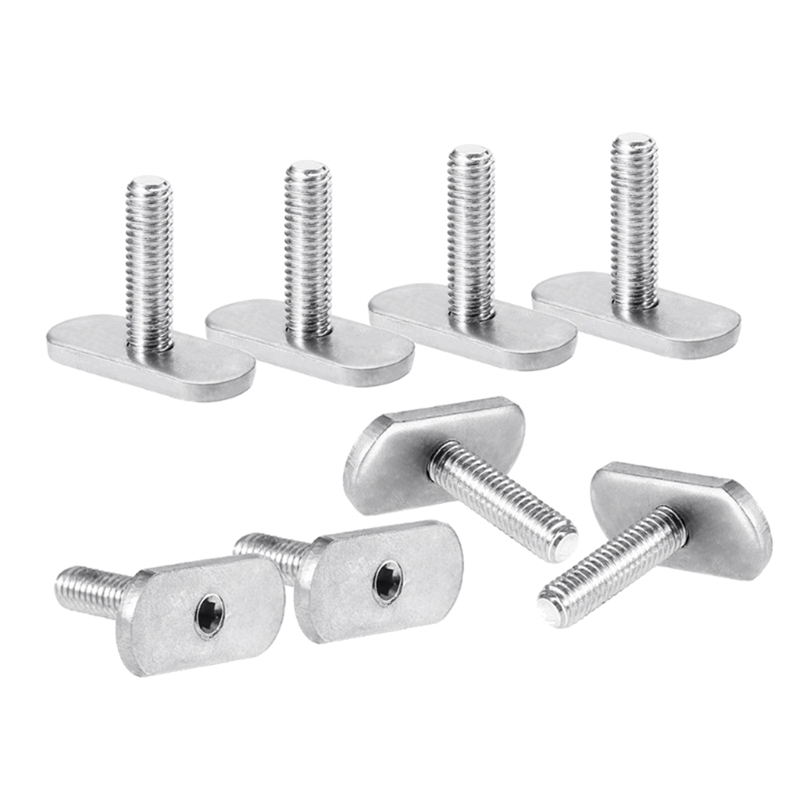 8 Pcs Kayak Rail/Track Screws & Nuts T Slot Bolt Replacement Stainless