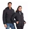 thumbnail image 5 of Unisex Heated Jacket with Battery Pack,Windproof Waterproof Heated Coat for Women Men with Detachable Hood,Heating Jacket for Hiking Skiing Camping Outdoor Winter Snow Wear, 5 of 10