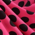 thumbnail image 6 of Purcolt Women's 1950s Retro Cocktail Dress Summer Casual Short Sleeve Shawl Collar Polka Dot Midi Dress Party Evening Prom Gown Tea Dresses, 6 of 6