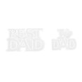 thumbnail image 1 of Shisuyan 2pcs Diy Keychain Safe Silicone Father'S Day Pendant Easy Clean Storage, 1 of 9