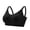 Black, variant on Push up Sports Bras for Women No Underwire Breathable Seamless Comfy Bralette Full Cup Workout Yoga Bras
