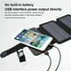 thumbnail image 4 of Eigraketly Panel solar USB Portátil para acampar al aire libre Emergencia Teléfonos móviles Células de viaje Productos carpas 5 Paneles, 4 of 6