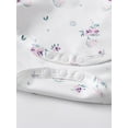 thumbnail image 4 of Baby Girl Clothes Print Romper + Suspender Pants +Headband Outfit Set Pink 0-3 Months, 4 of 7