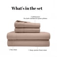 thumbnail image 3 of Superior Cotton Blend 800 Thread Count Sheet Set, Queen, Taupe, 3 of 6