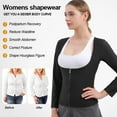 thumbnail image 4 of LJNYFDC Combinaison de Sauna pour Femmes Fermeture Éclair Manches Longues Perte de Poids Amincissant Gain de Forme, 4 of 6