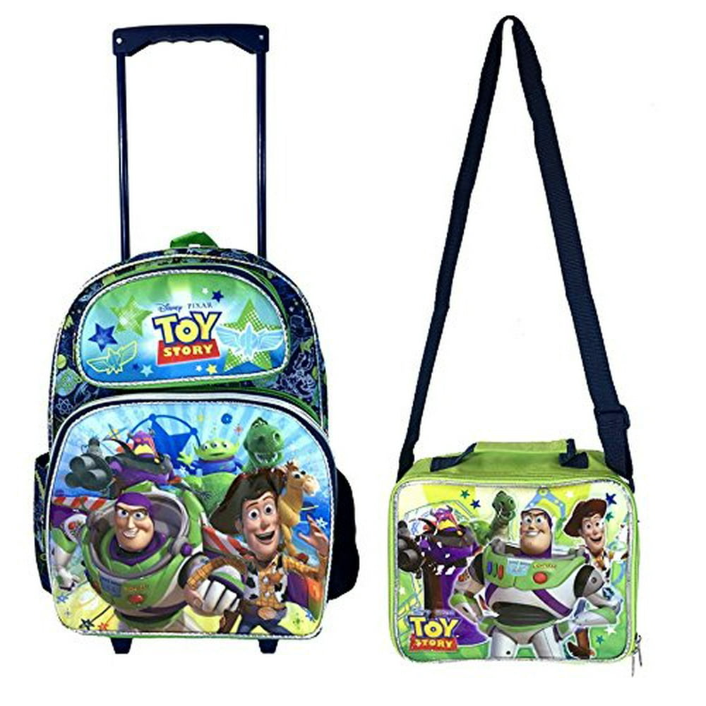 Licensed Disney Toy Story Backpack 16", Rolling Backpack 16" & Lunch